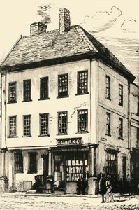 Johnsons Geburtsort in Lichfield, 1902 von Unbekannt