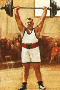 Josef Straßberger, deutscher Gewichthebermeister, 1928 von Unbekannt