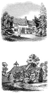 Geburtsort von Joseph Addison in Milston bei Amesbury, Wiltshire