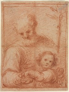 Joseph und Kind recto, 16. Jahrhundert