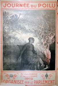 Journée du Poilu, 31. Oktober-1. November 1915, französisches Plakat aus dem Ersten Weltkrieg, 1915 von Unbekannt
