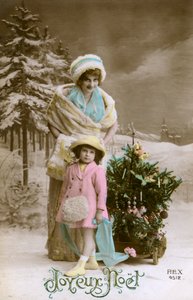 Frohe Weihnachten, um 1900-1929