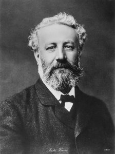 Jules Verne, französischer Abenteuer- und Science-Fiction-Autor, späte 19. Jahrhundert