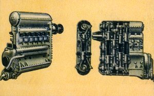 Junkers 700-800 PS Dieselflugzeugmotor, 1932 von Unbekannt