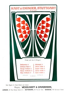 Kast & Ehinger, Stuttgart Werbung, 1909 von Unbekannt