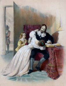 König Karl I. 1600-1649 trennt sich von seinen Kindern, 1838