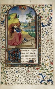 König David im Gebet Stundenbuch, 1450-1499