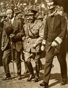 König George V. besucht ein Baseballspiel in Stamford Bridge, London, 1935 von Unbekannt