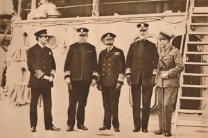 König Georg V. besucht die Flotte, November 1917