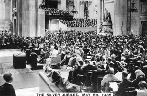 Silbernes Jubiläum von König George V., London, 6. Mai von Unbekannt
