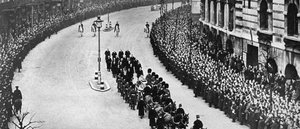 Begräbnisprozession von König Georg V., London, Januar 1936
