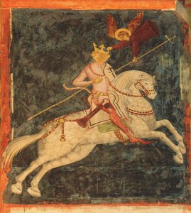 König Wladyslaw II. Jagiello. Fresko in der Dreifaltigkeitskapelle in Lublin von Unbekannt
