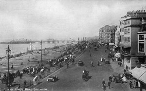 Kings Road, Brighton, East Sussex, frühes 20. Jahrhundert