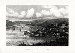 Kingswear und der Fluss Dart, Süd-Devon, 1896
