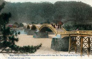 Kintai-Brücke Iwakuni, Japan, frühes 20. Jahrhundert von Unbekannt