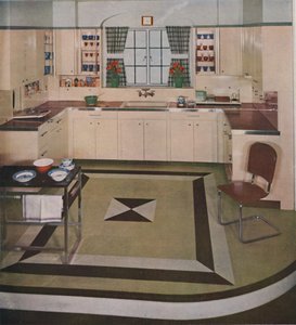 Küche entworfen von George Sakier, 1939 von Unbekannt