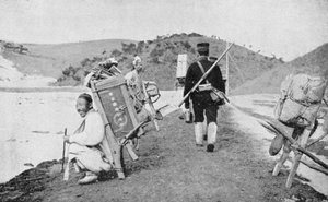 Koreanische Träger für japanische Soldaten, Russisch-Japanischer Krieg von Unbekannt