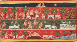 Krishna und die Gopis von Unbekannt