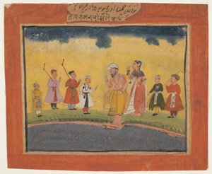 Krishnas Eltern suchen nach ihm, ca. 1615