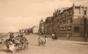 La Digue, Die Promenade, um 1900 von Unbekannt