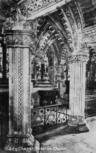Lady Chapel, Rosslyn Chapel, Midlothian, Schottland, 20. Jahrhundert von Unbekannt