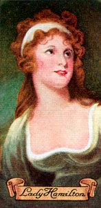 Lady Hamilton, aus einer Serie von Zigarettenkarten, 1935