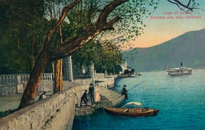 Lago di Como. Eingang zur Villa Carlotta, ca. 1888