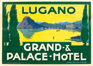 Luganersee. Grand und Palace Hotel