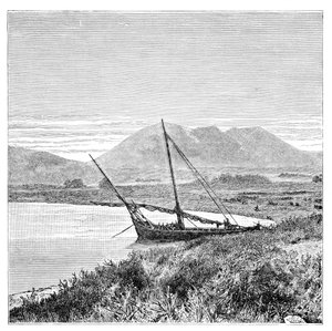 Vansee, Tadwan-Bucht und Nimrud-Berg, Türkei, 1895 von Unbekannt