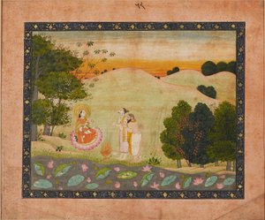 Lakshmi, spätes 19. - frühes 20. Jahrhundert