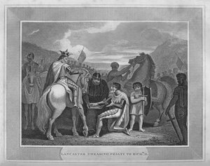 Lancaster schwört Richard II. die Treue, 1838 von Unbekannt
