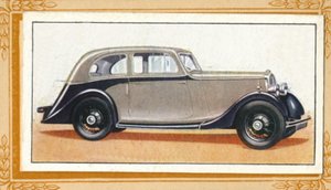 Lanchester 10 Stromlinien-Limousine, ca. 1936