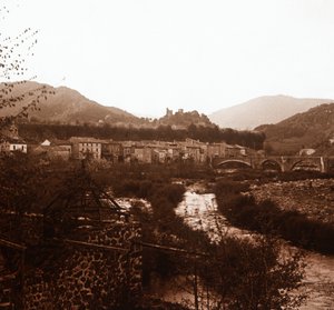 Landschaft, Elsass, um 1914-1918
