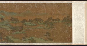Landschaft in Blau und Grün, Ming- oder Qing-Dynastie, 17.-18. Jahrhundert