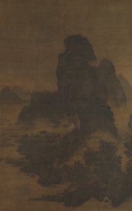 Landschaft im Stil von Fan Kuan, frühes 12. Jahrhundert von Unbekannt