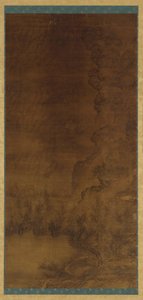 Landschaft: senkrechte Klippen und raues Wasser, 17. Jahrhundert