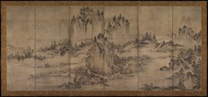 Landschaft, zweite Hälfte des 16. Jahrhunderts von Unbekannt