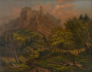 Landschaft mit Schloss