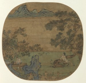 Landschaft mit Figuren, 960-1279