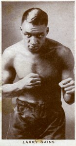 Larry Gains, kanadischer Boxer, 1938