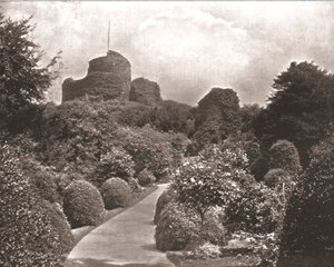 Launceston Castle, Cornwall, 1894 von Unbekannt