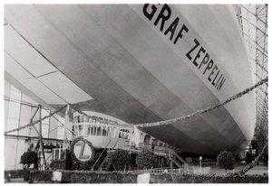 Startzeremonie für Zeppelin LZ127 Graf Zeppelin, Friedrichshafen, Deutschland, 9. Juli 1928, 1933 von Unbekannt