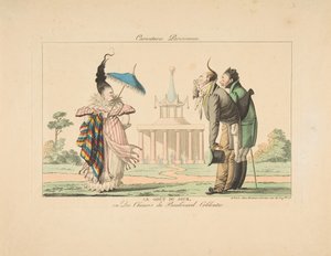 Der Geschmack des Tages oder Chinesen vom Boulevard Coblentz, aus Caricatures Parisiennes