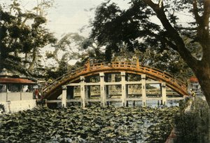 Le Pont Sumiyoshi A Osaka, Sumiyoshi-Brücke in Osaka, 1900