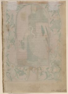 Blatt aus einem Stundenbuch: Leere Rückseite, 1470er von Unbekannt