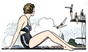 Lernen zu schwimmen, 1937