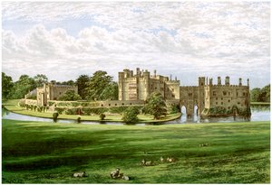 Leeds Castle, Kent, Heimat der Familie Wykeham-Martin, ca. 1880 von Unbekannt