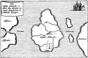 Legendäre Insel Atlantis