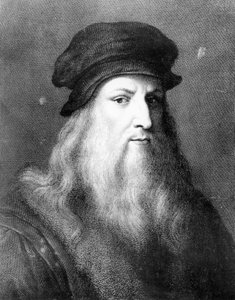 Leonardo da Vinci, italienischer Künstler, Ingenieur, Wissenschaftler und Erfinder, 1864