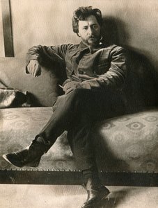 Leonid Andrejew, russischer Autor, frühes 20. Jahrhundert von Unbekannt